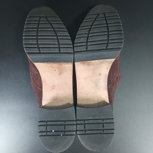 Salvatore Ferragamo Women's Flats Monk Strap Suede | 10 AAAA - Picture 12 of 16